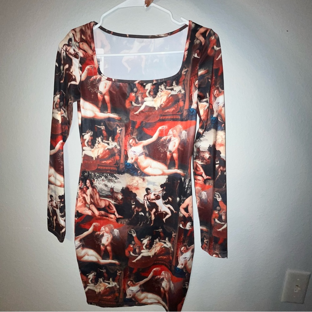 Mini bodycon renaissance dress